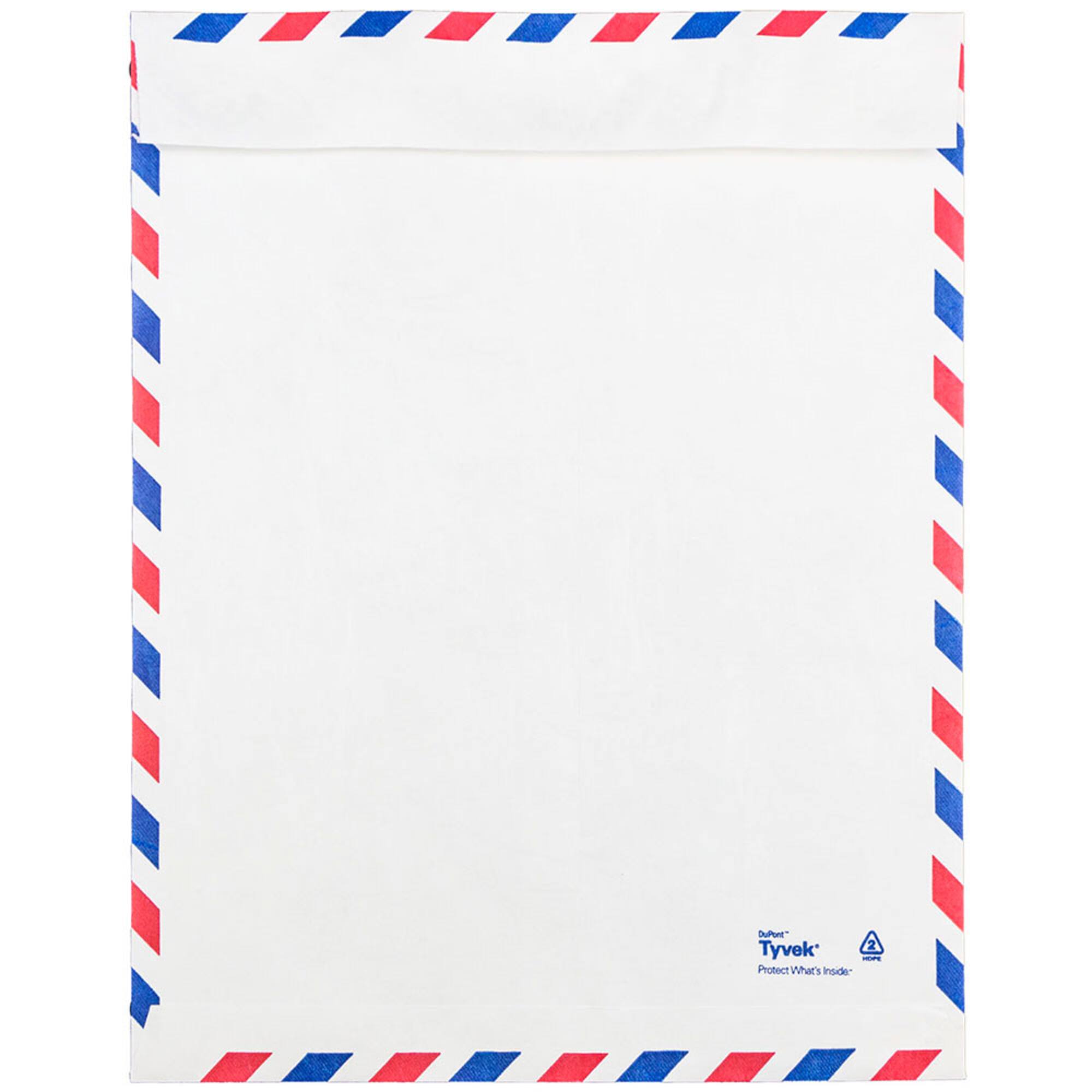 JAM Paper 10" x 13" White Airmail Tyvek Envelopes, 25ct.